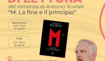 Maratona di lettura con Antonio Scurati
